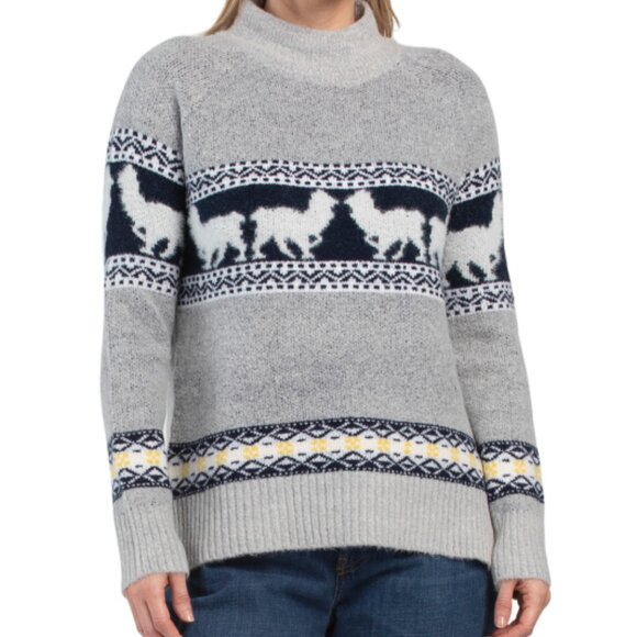 NEW  COCOBLEU Winter Cozy Sweater Heather Grey for women 168tn - Picture 2 of 4